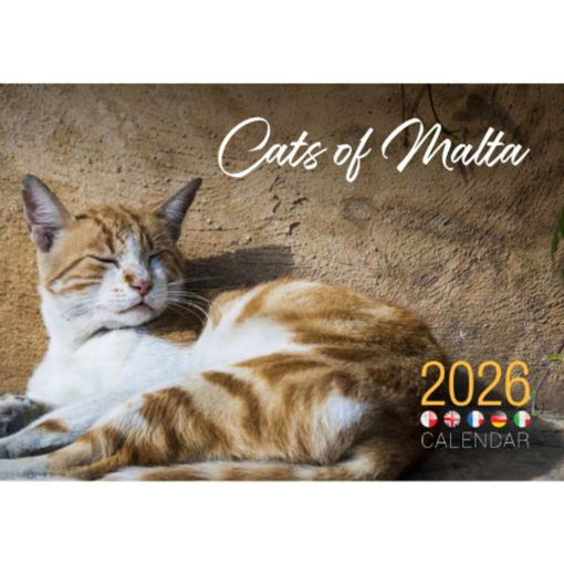 Picture of MALTA & GOZO A5 2026 CALENDAR CATS OF MALTA